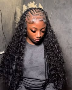 Fulani Stitch Braids, Braided Hairstyles Fulani, Hairstyles Fulani Braids, Cruise Prep, Curly Hair Sew In, Quick Curly Hairstyles, Fav Hairstyles, Black Kids Braids Hairstyles, Braided Hairstyles For Black Women Cornrows