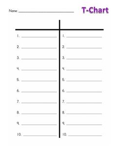 a cross with numbers on it and the word t - chart