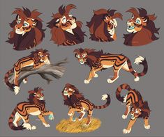 the lion and the mouse character sheet