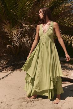 Giovanna Strappy Maxi Boho Green Bridesmaid Dress, Summer Flowy Dresses, Green Boho Dress, White Maxi Dress Boho, Strappy Maxi Dress, Blogging Inspiration, Sporty Sneakers, Green Fits, Green Bridesmaid Dresses