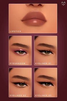 the steps to create an eye shadow for your eyeshadp and lipstik