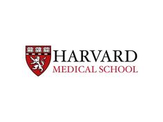 harvard medical school logo on a white background