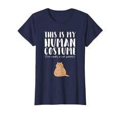 Shop This Is My Human Costume I''m Really A Cat Potato T-shirt today from my store, 100 percent satisfaction guaranteed. Also available: Shirts, Long Sleeve, Hoodie, Ladies Tee.... ✓ Unique designs ✓ Large assortment ✓ Easy 30 day return policy. We normally ship all items within 2 - 4 business days after payment is received.Packages usually arrive within 6 - 15 business days. International shipping times vary by location, and usually ranges from 2 - 5 weeks.  Unique holiday season collections fo Funny Halloween Costumes, 100 Percent, Costume Party, A Cat, Long Sleeve Hoodie, Types Of Shirts, Cool T Shirts