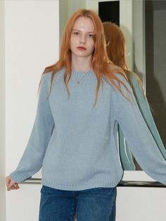 Composition : acrylic 90% + wool 10%Color : light blue Country of Origin : Republic of Korea Boat Neck, Color Light, Knitwear, Light Blue, Composition, Wool, Knitting, The Originals, Clothes For Women