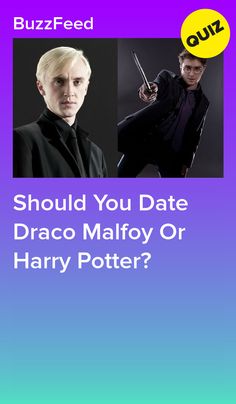 harry potter and hermih from the movie, should you date dracula malfoy or harry potter?