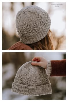 Gro Hat Knitting Pattern - Knitting Pattern Lopi Hat Knitting Patterns, Top Down Knit Hat Pattern Free, Knit Hat Women, Arran Knitted Hat Patterns, Free Cable Knit Hat, Knit Beanies Womens, Leaf Hat Knitting Pattern, Qiviut Patterns, Beginner Knitted Hat