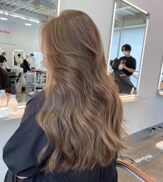 Hair Colors Inspirations, Light Brown With Layers, Blended Light Brown Hair, Lifted Brown Hair, Light Brown Hair Almost Blonde, Light Cappuccino Brown Hair, Lightish Brown Hair, Light Soft Brown Hair, Muted Light Brown Hair