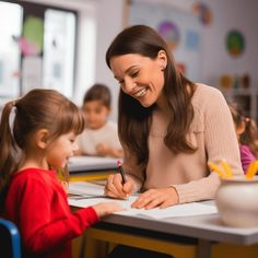 Foto grupo de fotos grátis de crianças p... | Premium Photo #Freepik #photo #professor-escola #professor-aluno #sala-aula #professor-infantil School Teacher Photo, Teachers Teaching In Classroom, Teacher Picture, Primary School Classroom, School Advertising, Teacher Photo, Primary School Teacher, Preschool Teacher