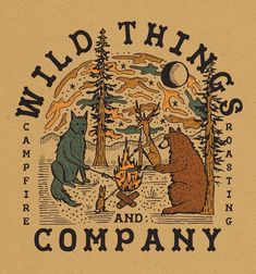 a t - shirt with the words wild things and company on it