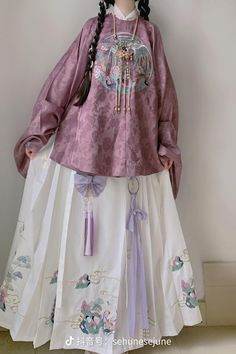 Traditional Chinese Sleepwear, Gaun Abad Pertengahan, China Clothes, Chinese Clothing, Traditional Fashion