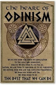 an old book cover with the words, the heart of omnism