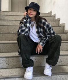 Outfit Ideas Tomboy, Cooler Look, Streetwear Fashion Women, 가을 패션, Teenage Fashion Outfits