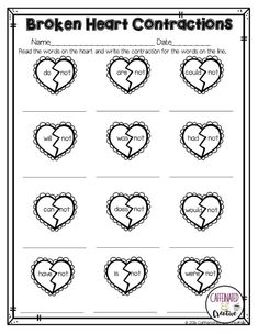 February Homeschool, Valentine Worksheets, Fourth Grade Writing, Word Work Stations, Teacher Files, First Grade Lessons, February Activity, February Ideas, Teacher Survival