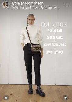 Lug Boots Work Outfit, Lydia Tomlinson Outfits Fall, Autumn 23, Pleated Skirt Outfit, Lug Boots, Wardrobe Goals