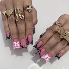 Duck Nail Inspo Y2k, 2000s Nail Designs, Duck Nails Y2k, Y2k Duck Nails, Duck Nail, White Acrylic Nails