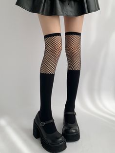 Elevate your summer wardrobe with our black/white fishnet design summer stockings. Crafted for both style and comfort, these stockings feature a chic fishnet pattern that adds a touch of edgy sophistication to any outfit. The breathable material ensures you stay cool and comfortable, making them perfect for warm weather. Available in classic black and white, these versatile stockings can easily be paired with dresses, skirts, or shorts for a fashionable look that's sure to turn heads. Whether you're aiming for a bold statement or a subtle accent, our fishnet stockings are the ideal accessory to showcase your unique style. Fishnet Pattern, White Fishnets, Fishnet Stockings, Reasons To Smile, Twisted Wonderland, Stay Cool, Makeup Inspo, Fashion Makeup, Summer Wardrobe