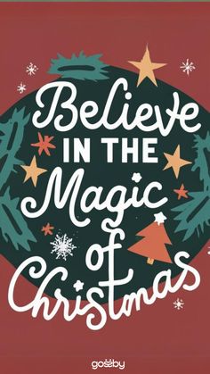 Image bearing the quote 'Believe in the magic of Christmas,' underscoring the enchantment and spirit of the festive season. Best Christmas Quotes, Timeless Christmas, Touch Your Heart, Heart Warming Quotes, Christmas Quote, Christmas Wallpapers, Angel Guidance