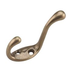 Great for heavy garments or where increased capacity is required. Size: 10 Pk Heavy Duty Coat Hook, 3-1/2", Antique Brass.  Color: Chrome. Wooden Rings Craft, Black Coat Hooks, Brass Coat Hooks, Wooden Rings Engagement, Wall Mounted Hooks, Antique Brass Metal, Decorative Hooks, Stud Walls, Metallic Bag