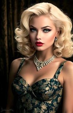 Hot Dress Outfits, Burlesque Aesthetic, Big Blonde Hair, Blonde Hair Looks, Blonde Beauty, Vintage Hairstyles