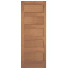 5-Panel 20 Minute Fire Rated Hemlock Fir Interior Door 5 Panel Interior Door, 5 Panel Interior Doors, Western Hemlock, Rail Door, Farmhouse Craftsman, Rustic Mediterranean, Interior Door Styles, Laminated Veneer Lumber, Contemporary Door