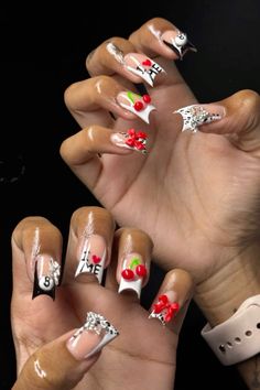 Duck Nails Short, Acrylic Nails Designs, Retro Nails, Nails Now, Dope Nail Designs, Classy Acrylic Nails