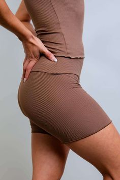 Discover ultimate comfort with our Brown Coco Ribbed Lounge Boxer Shorts. Soft, stretchy & stylish. Handmade in San Diego. Shop now for coziness! Rave Wear Outfits, Fabric Images, Rave Wear, Lounge Shorts, Boxer Shorts, Medium Brown, Ribbed Fabric, Black Friday Sale, Say Hello