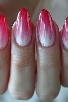 Delve into the serene elegance of nail art with our Pink and White Ombre Nails designs! Nails Art 2024, Pink And White Ombre Nails, White Ombre Nails, Pink And White Ombre, Chrome Nail Art, Art Deco Nails, Fall Nail Trends, Fall Nail Art Designs