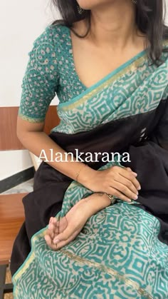 Checks Saree, Indian Sari Dress, Saree Draping Styles, Fashionable Saree, New Saree Designs, Cotton Saree Blouse, Traditional Blouse Designs, New Saree Blouse Designs