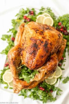 How to roast a turkey - the perfect roast turkey recipe Easy Turkey Recipes Thanksgiving, Turkey Marinade, Easy Thanksgiving Turkey, Dry Brine Turkey, Best Thanksgiving Turkey Recipe, Herb Butter Recipe, Arabic Tattoo Quotes For Women, Thanksgiving Meals, Roast Turkey Recipes