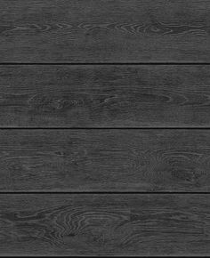 Stacks Peel-and-Stick Wallpaper in Charcoal by Stacy Garcia for NextWall Black Peel And Stick Wallpaper, Planked Walls, Charcoal Wallpaper, Esthetician Room, Camper Remodel, Florida Living, Peel Stick Wallpaper, Wallpaper Collection, Wooden Slats