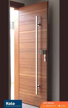 Door, wooden, koloapp, kerala, interior, delhi Main Front Door Design, Main Flush Door Design Entrance, Room Door Design Sanmaika, Wooden Entrance Door Design, Single Front Door Design, Room Wooden Door Design Modern, Main Door Single Door Designs, Flesh Door Design, Modern Flush Door Design