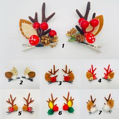 Please read to the END before order Barrette Hair Clips, Christmas designs hair clips, reindeer hair clip, Christmas decor hair clips, Santa hair clip, Christmas cosplay hair ❤️ All in pairs ❤️ Hair clips for 5Y+ kids and adults Policy: ❤️ Because they are personal items, no exchange, and no return, please. ❤️ If you have any questions, do not hesitate to message me. I am always online for you. Normally reply on the same day. ❤️ Etsy shipping is hard for setting with multiple items. If you wanna Reindeer Hair, Holiday Hair Clips, Christmas Hair Clip, Glitter Reindeer, Christmas Cosplay, Hair Slides, Holiday Hair, Cosplay Hair, Christmas Décor