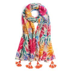 PRICES MAY VARY. ★MATERIAL - Our scarves are made of high quality voile, very lightweight, soft and breathable. ★DESIGN - Our scarves depict vivid and natural floral and plant motifs and are dyed with high quality eco-friendly dyes, the colors are bright and not easy to fade. ★MULTIPURPOSE - Our oversized scarf size is 70x35 inches, can be flexibly transformed according to your needs, adding a unique and stylish element to your look when transformed into neck scarf, capes or shawls. It can also Lightweight Scarves For Summer Beach, Lightweight Summer Scarves For Beach, Lightweight Summer Beach Scarf, Cheap Multicolor Bohemian Scarves, Pink Scarf For Spring Beach Outing, Multicolor Floral Print Scarf For Beach, Artistic Multicolor Floral Print Scarves, Bohemian One-size Floral Print Scarves, Fringe Shawl