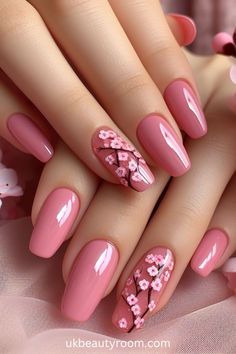 21 Pink Nail Ideas for a Gorgeous Manicure in 2024 Nail Ideas May 2024, May Nails Ideas 2024, Bright Pink Nails With Design, Unusual Nails, Pink Nail Colors