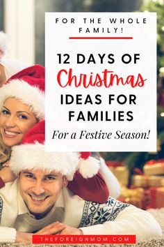 12 days of Christmas Ideas For Families. For a festive season. Make this years holiday season truly unforgettable. Happy Holiday, 12 Days Of Christmas, Family Gathering, Festive Season, 12 Days