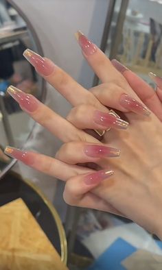 Milky Nails, Korean Nails, Grunge Nails, Pretty Gel Nails, Jelly Nails, Pink Acrylic