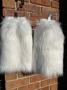 "Custom Faux Fur boot covers/leg warmers with Faux Fur.  Super cute, cozy, warm, animal friendly and highly fashionable.  Has a stretchy elastic at the top for easy slide on comfort fit. Wear over your boots for some added fashion flare. You can even wear around the house to keep your legs warm or just to keep the fashion party going. Sizing: (12 x 7.5\") Approx 12\" tall in length including the elastic band. Extra soft and fluffy. Bottom opening is 7.5\" wide Top is comfortable and stretchy so White Leg Warmers For Cosplay And Winter, Fur Boot Covers, Faux Fur Leg Warmers, Black Leg Warmers, Fur Leg Warmers, Boot Covers, Faux Fur Boots, Fur Boots, Boot Socks