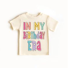 Welcome to The Birthday Company! I am so happy you're here! My company is new to Etsy but a beloved staple in our town of Temecula, CA. You can catch us while shopping in Old Town and at holiday boutiques. We've sold over 500,000 shirts and received over 100,000 glowing reviews. We ship within 1-3 business days (on the rare occasion I go out of town, it might be 3-5 days). We're also open to custom orders, so if you like our style but don't see what you're looking for, just send us a message! Ou Rainbow Birthday Shirt, Holiday Boutique, Our Town, Toddler Clothing, Rainbow Birthday, Girls Birthday, Birthday Shirt, My Birthday, 100 000