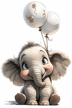 Meet the most adorable baby elephant with balloons! Perfect for brightening your day and adding a touch of whimsy to your feed. 🌟   #CuteElephant #BabyElephant #Adorable #WhimsicalArt #HappyVibes #InstaCute #BalloonLove #AnimalArt #SmilingElephant #SweetElephant #ElephantLove #Kawaii #AnimalLovers #CuteAnimals #JoyfulMoments Cozy Baby Room, Elephant Illustration, Elephant Drawing, Elephant Love, Cute Elephant, African Elephant