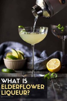 what is elderflower liqueur? and how to use it in cocktails