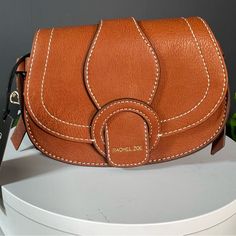 Approximate Measurements: Length 5 Inches Width 7 1/2 Inches. Side With 3 Inches Feature: Crossbody/ Belt Bag Brown Color Buckle Accents On Sides New With Tags Flap Button Closure With Flap Open Gold Color Hardware Adjustable Straps Vegan Leather Oval Shape Versatile Uses Rachel Zoe Edessi Crossbody Bag In A Beautiful Saddle Brown Color Is A Must-Have Addition To Your Collection. With Its Equestrian Theme And Buckle Accent, This Bag Is Perfect For Any Occasion. The Bag Is Made Of High-Quality Ve Crossbody Belt Bag, Yellow Snake, Saddle Brown, Vegan Bags, Brown Belt, Rachel Zoe, Black Cross Body Bag, Cross Body Bag, Waist Bag