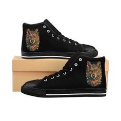 Men's Wolf Head in Chinese Guochao Style Classic Sneakers | Lush kicks Punk Apocalypse, To Serve Man, Calico Jack, Snake Bite, Men's High Top Sneakers, Canvas Boots, Mens High Tops, Hi Top, New Fashion Trends