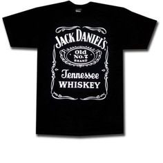 Brand New Never Worn. Classic Black T-shirt With Letter Print, Jack Daniels Shirt, Jack Daniels Tshirt, Jack Daniels Logo, Whiskey Logo, Kip Moore, Jack Daniel's Tennessee Whiskey, Brantley Gilbert, Jack Daniel