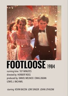 an advertisement for footloose, starring actors from the television series