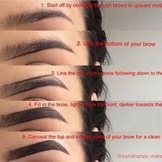 Teknik Makeup, Maquillage On Fleek, Eyeliner Tips, Sparse Eyebrows, Brow Tutorial, Makeup 101