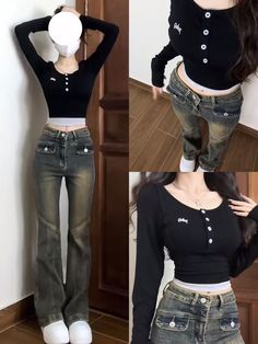 Outfit inspo🤸‍♀️ Outfits From Shein, Acubi Style, E Girl Outfits, Clueless Outfits, Korean Casual Outfits, Korean Girl Fashion, Simple Trendy Outfits, Streetwear Fashion Women