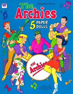 the archies 5 paper dolls