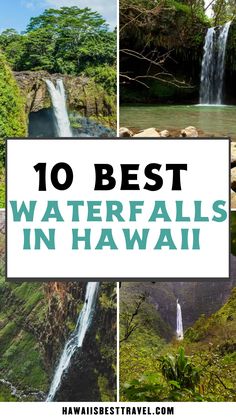 A guide to the best Hawaii waterfalls, including Maui hikes waterfalls, Oahu waterfalls, and Kauai waterfalls. Oahu Waterfalls, Things To Do In Hawaii, Maui Hawaii Vacation, Oahu Travel, Beach Destinations