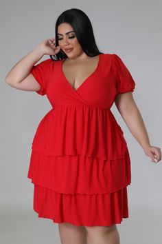 Romantic Mama Dress – GitiOnline Fluffy Fashion, Plus Size Short Dresses, Jesenia Perez, Ugly Dresses, Simple Dress Pattern, Special Event Dresses, Cute Short Dresses, Look Plus Size, Plus Size Cocktail Dresses