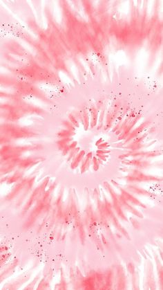 a pink and white tie - dyed background with lots of splots on it